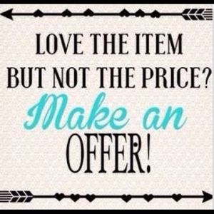 Reasonable Offers Accepted 💜